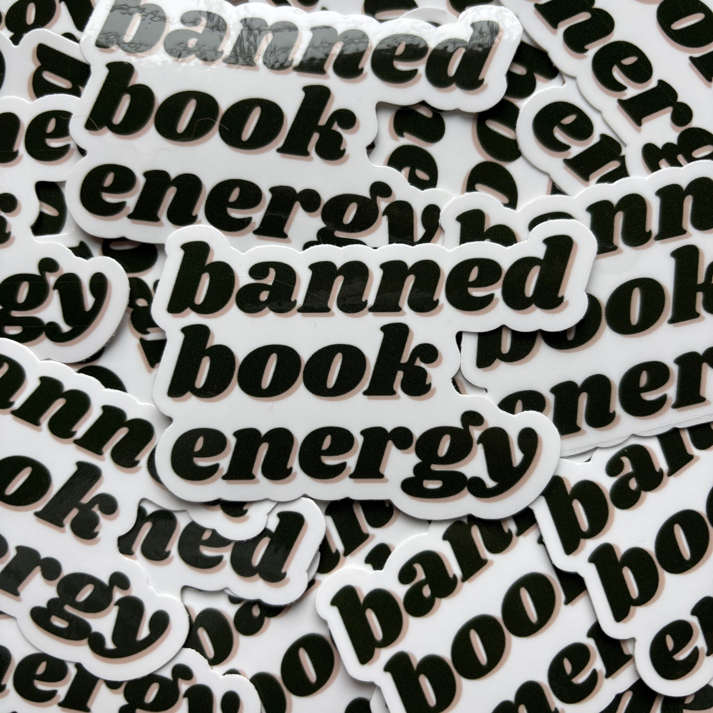 Banned Book Energy Sticker