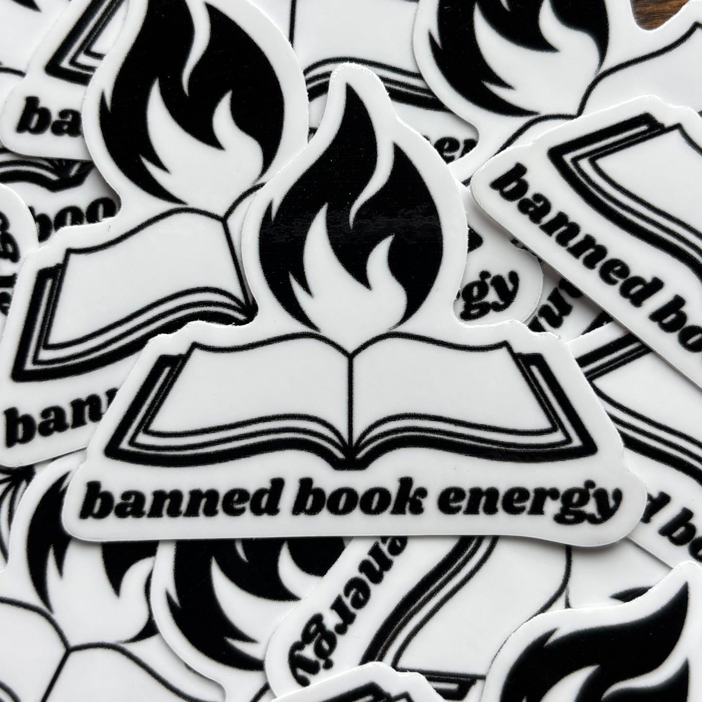 BBE Burning Book Sticker