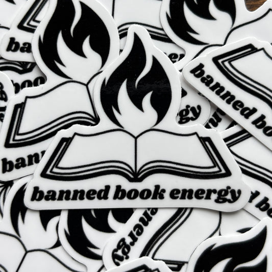 BBE Burning Book Sticker
